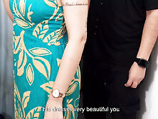 She called a stranger to the fitting room of the store.